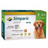 Antipulgas e Carrapatos Simparic 80mg Zoetis para Cães de 20,1Kg a 40Kg - 3 Comprimidos - 1