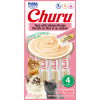 Petisco Purê Inaba Churu para Gatos Adultos Sabor Atum e Salmão-56g  - 1