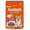 Ração Úmida Sachê Golden Gourmet Carne para Cães Adultos Porte Pequeno - 85g - 1